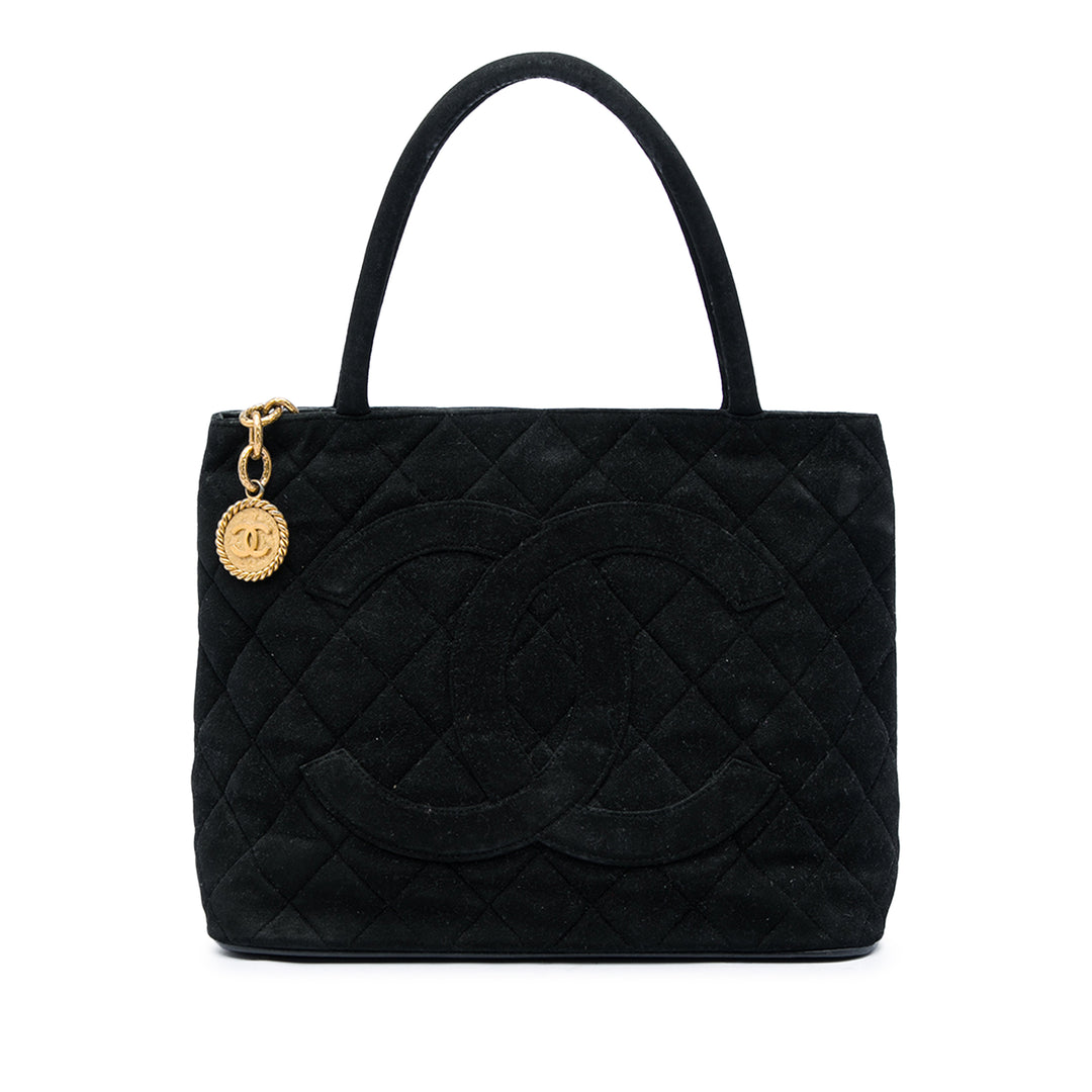 Chanel Cabas Medallion Noir – vue principale – GABY PARIS