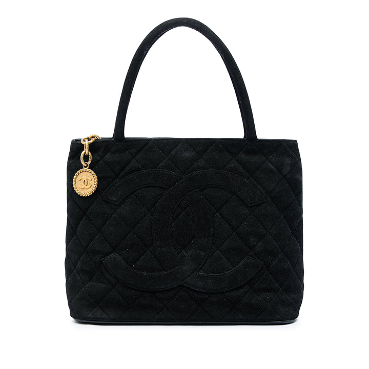 Chanel Cabas Medallion Noir – vue principale – GABY PARIS