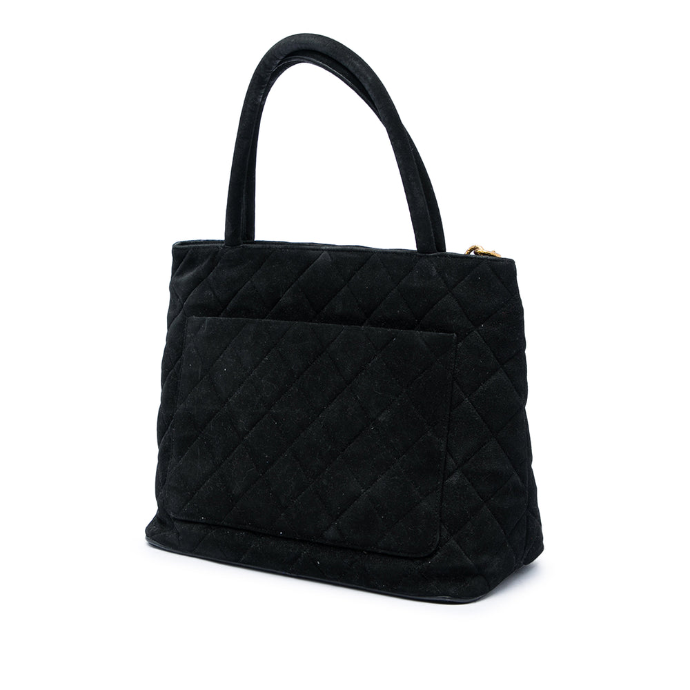 Chanel Cabas Medallion Noir – vue 2 – GABY PARIS