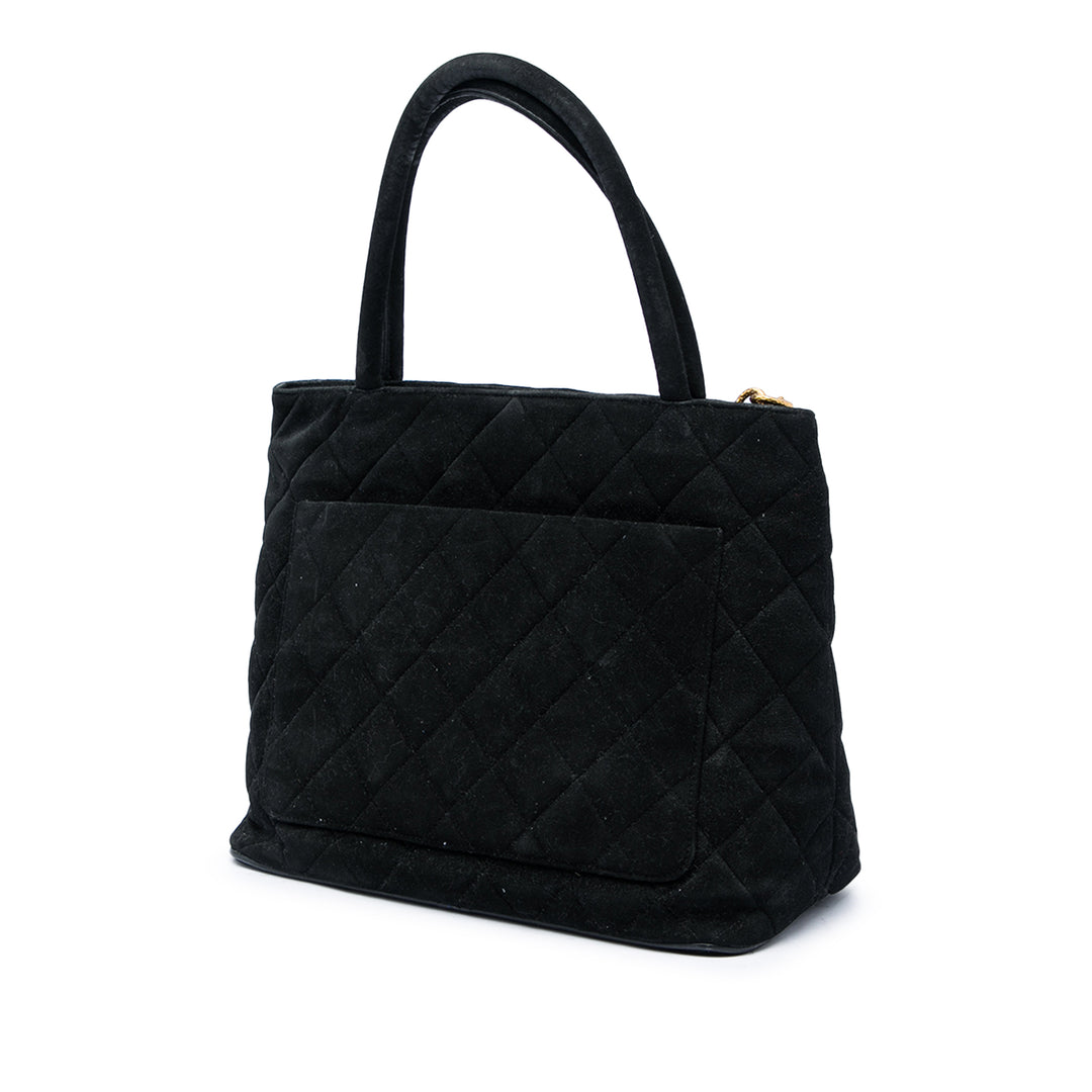Chanel Cabas Medallion Noir – vue 2 – GABY PARIS