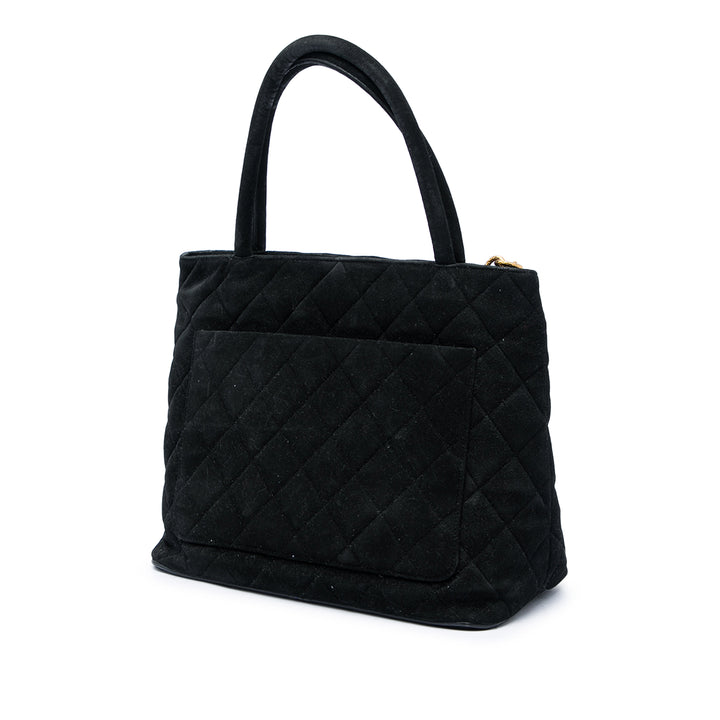 Chanel Cabas Medallion Noir – vue 2 – GABY PARIS
