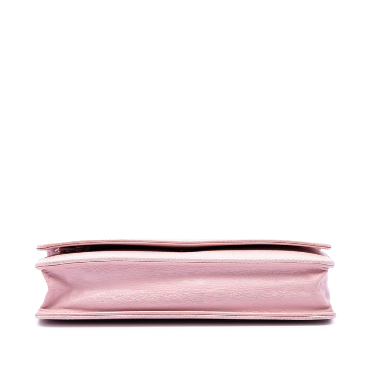 Chanel CC Caviar Wallet on Chain