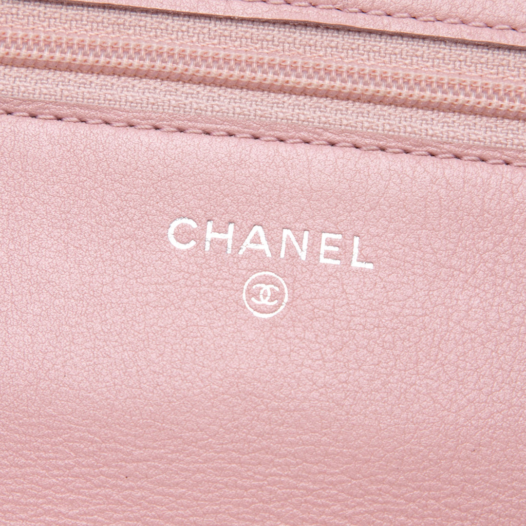 Chanel CC Caviar Wallet on Chain