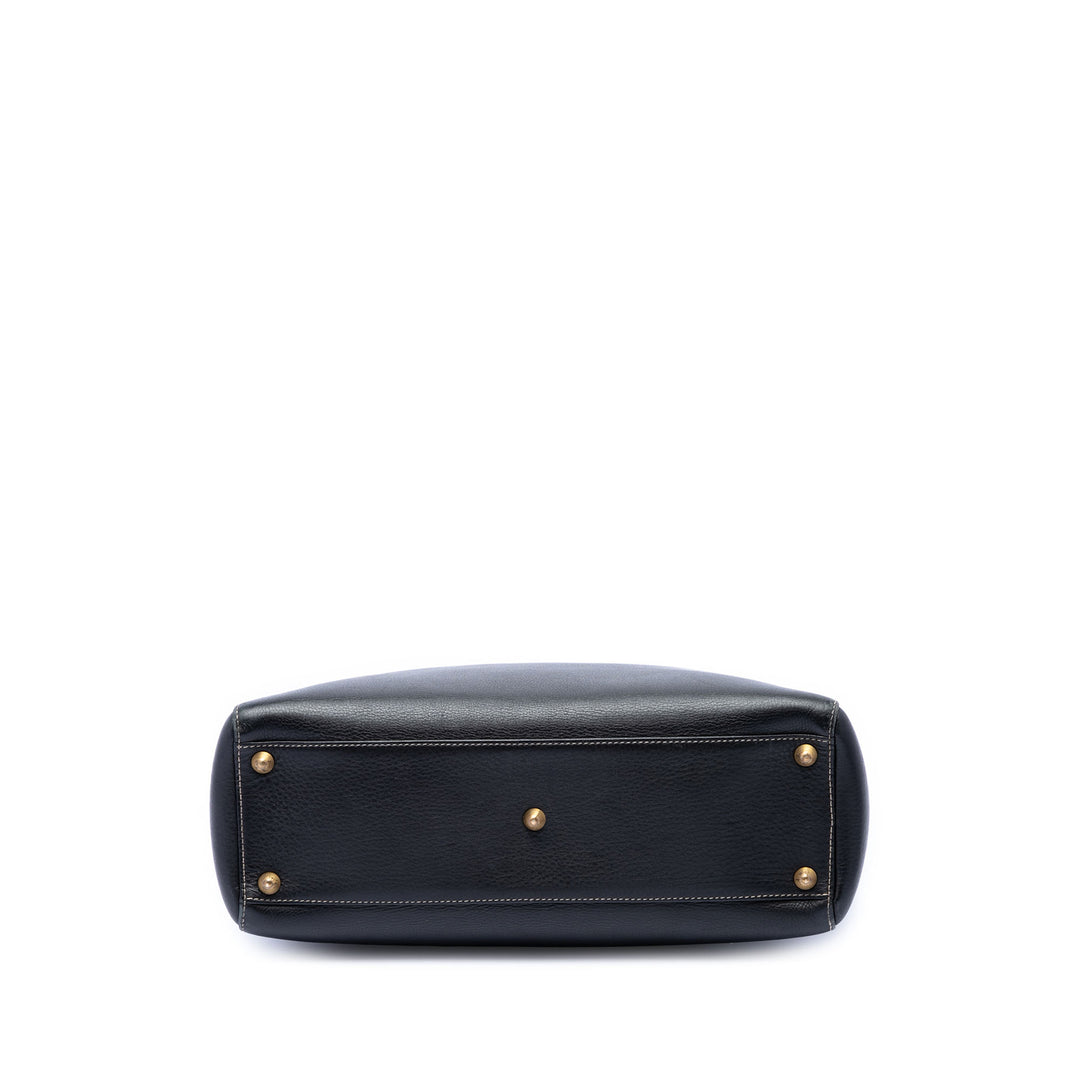 Dior Large Cuir de veau grainé Lady Dior
