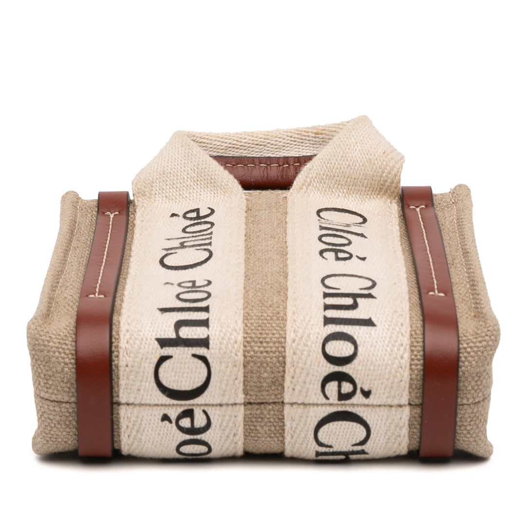 Chloé Nano Toile Woody Sac