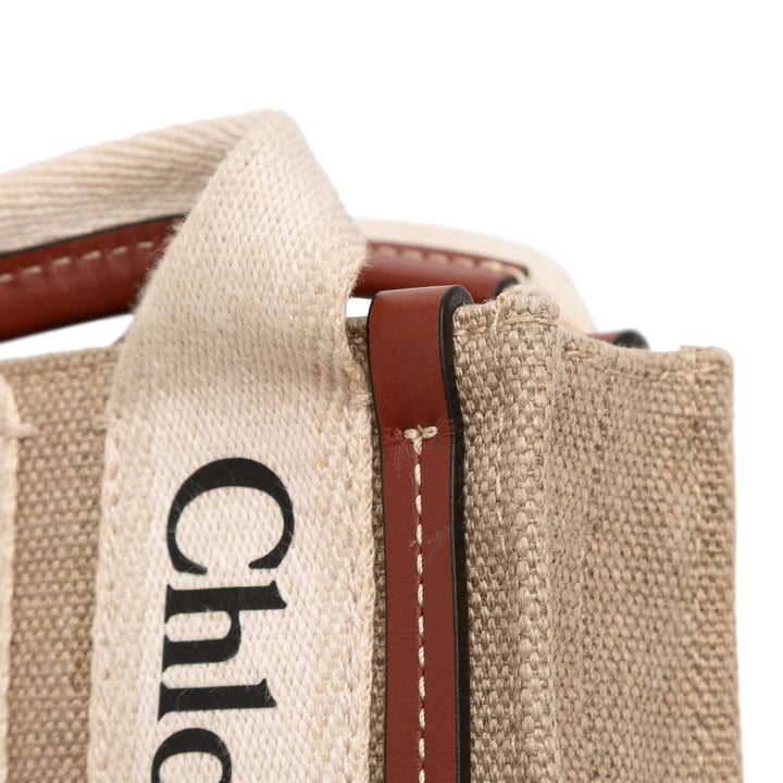 Chloé Nano Toile Woody Sac