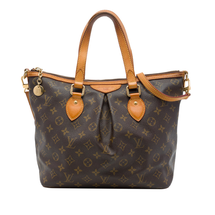 Louis Vuitton Palermo PM Monogram Marron – vue principale – GABY PARIS