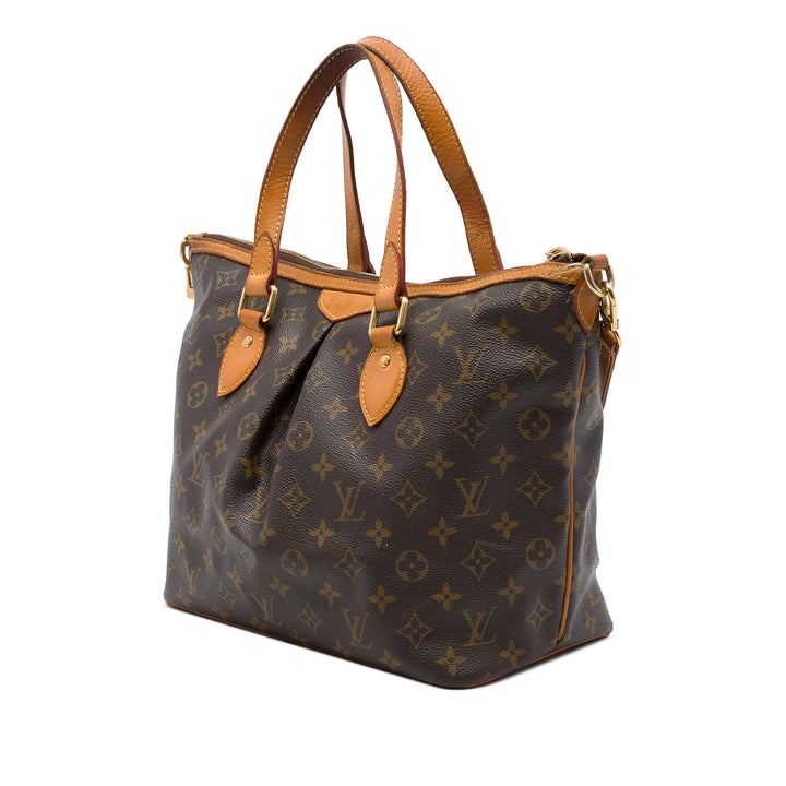 Louis Vuitton Palermo PM Monogram Marron – vue 2 – GABY PARIS