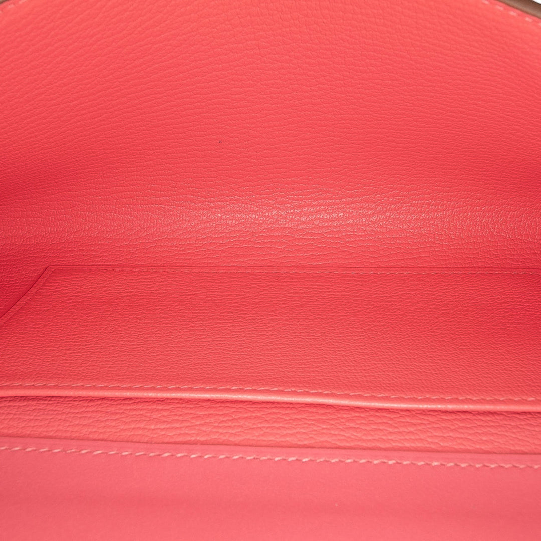 Hermès Tadelakt Medor Pochette 23 Rose – GABY PARIS Authentique