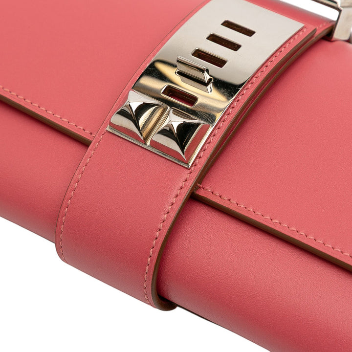Hermès Tadelakt Medor Pochette 23 Rose – GABY PARIS Authentique