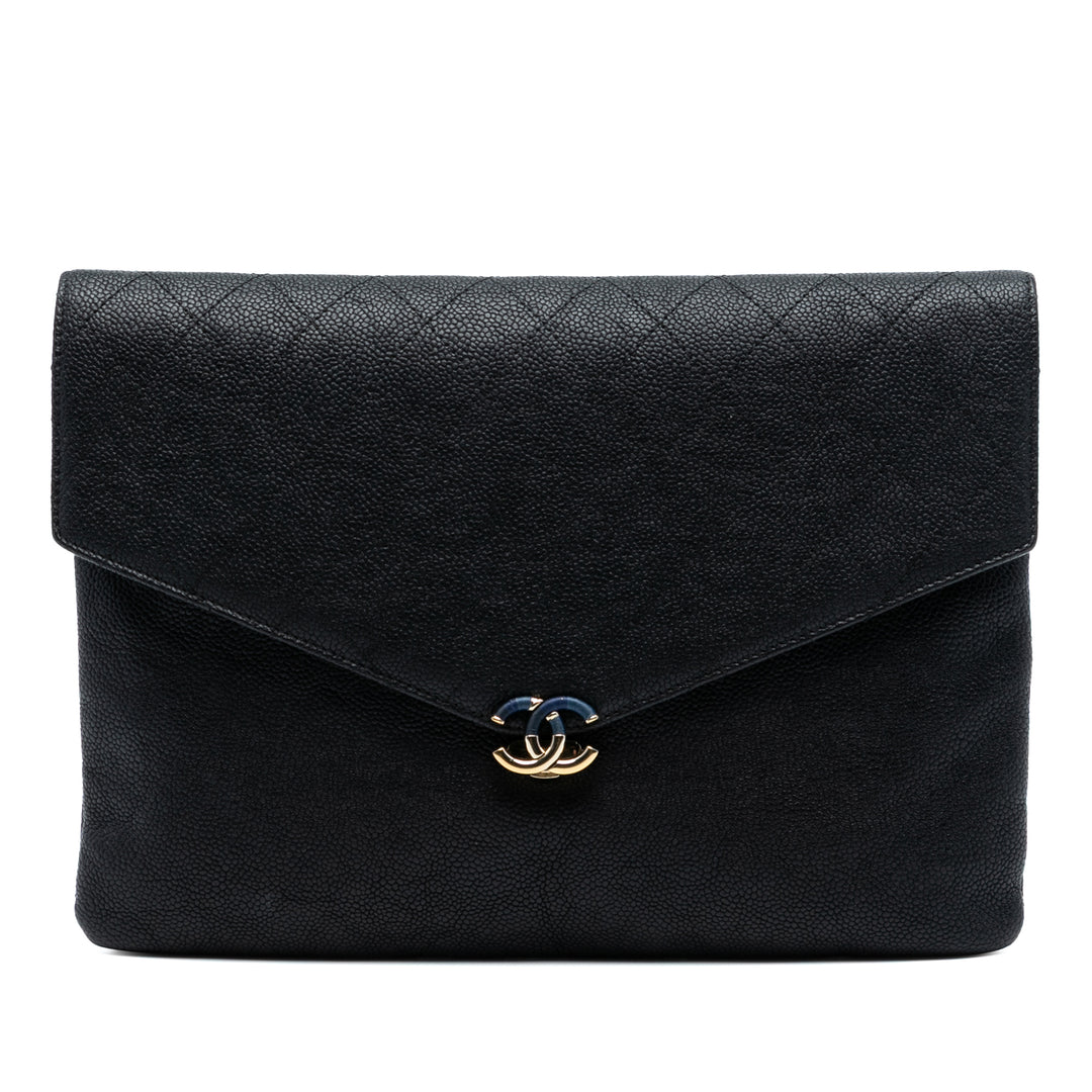Chanel Paris Cuba Matelassé Caviar Thread Around Envelope Pochette – GABY PARIS Authentique