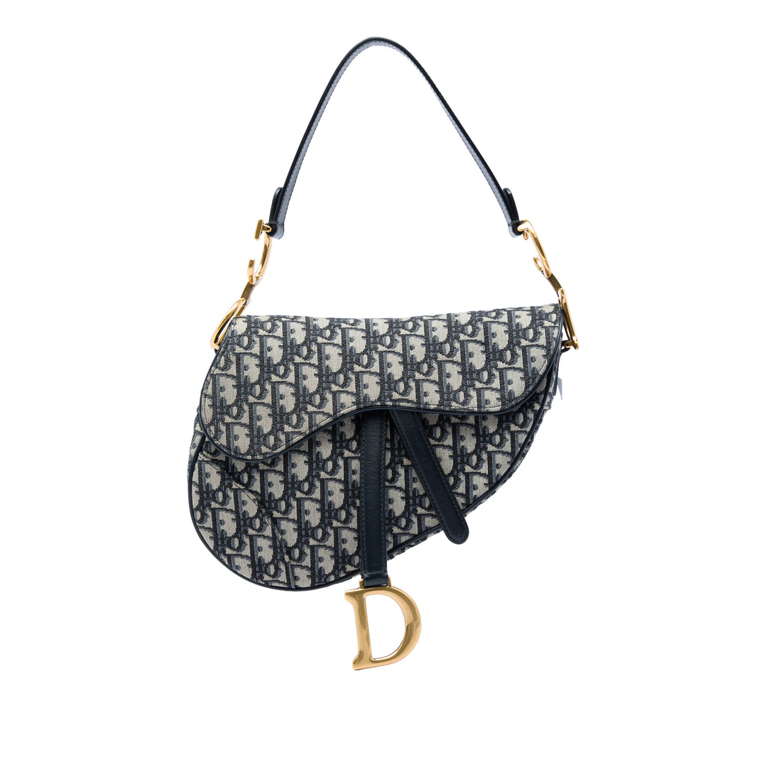 Saddle Sac Oblique Bleu