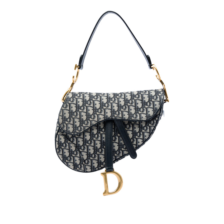 Saddle Sac Oblique Bleu