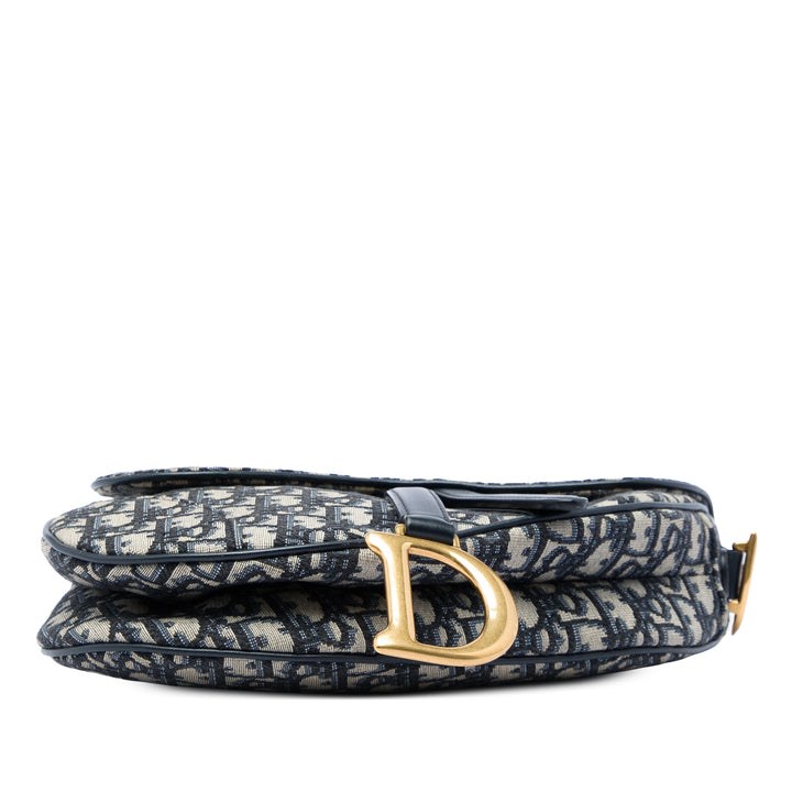 Saddle Sac Oblique Bleu