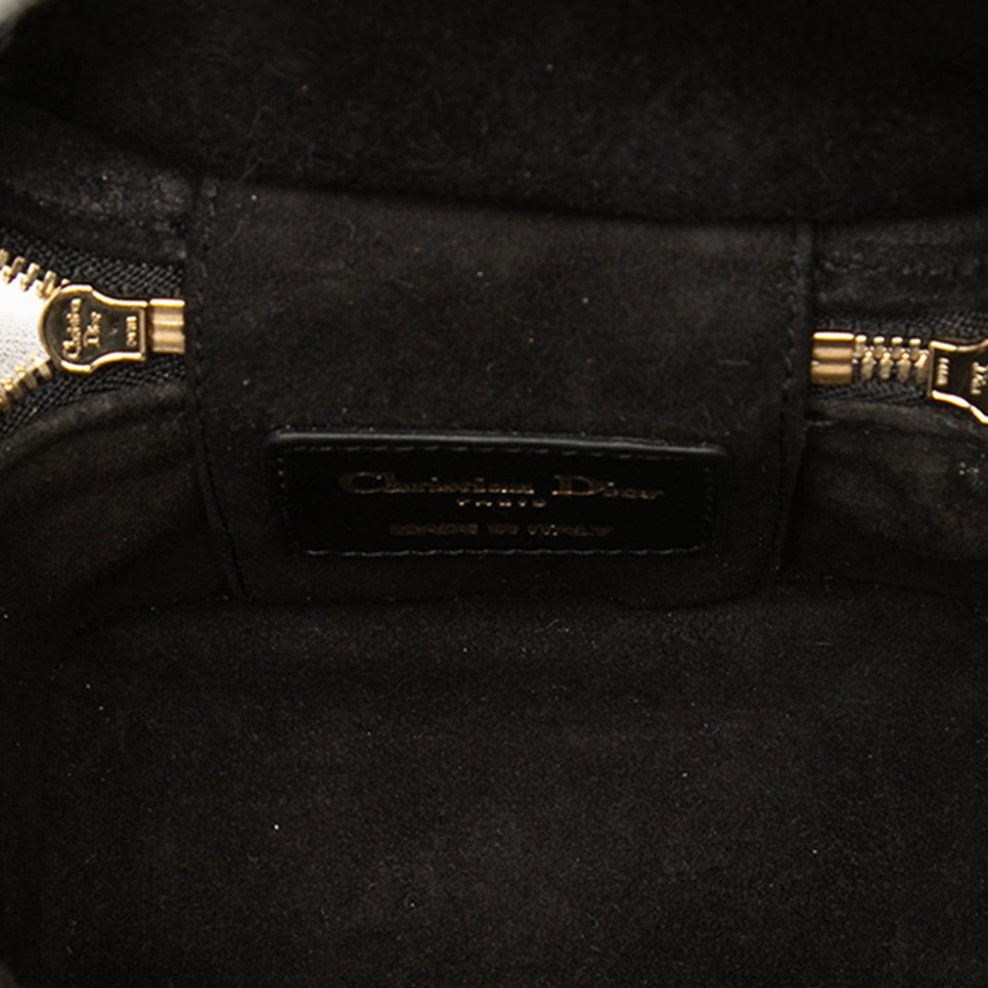 Dior Micro Cuir d’agneau Cannage Lady Dior Vanity