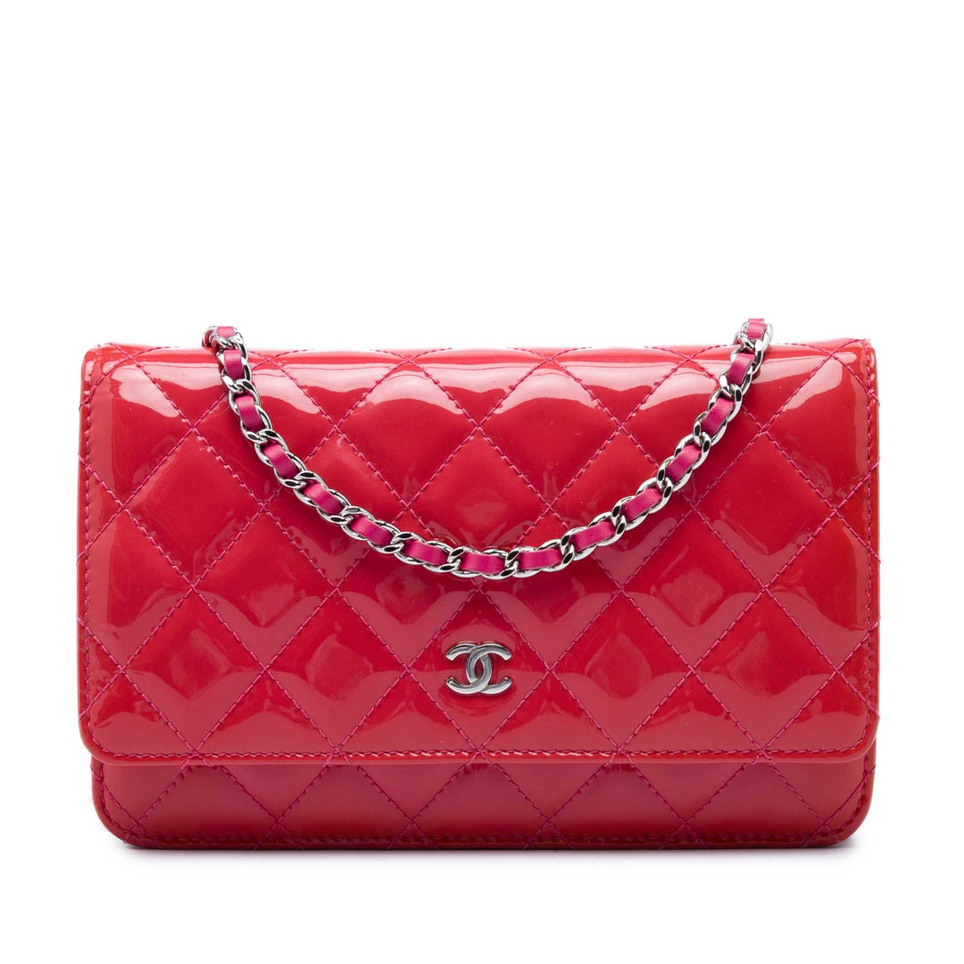 Chanel Bicolore Classic Wallet on Chain Rose