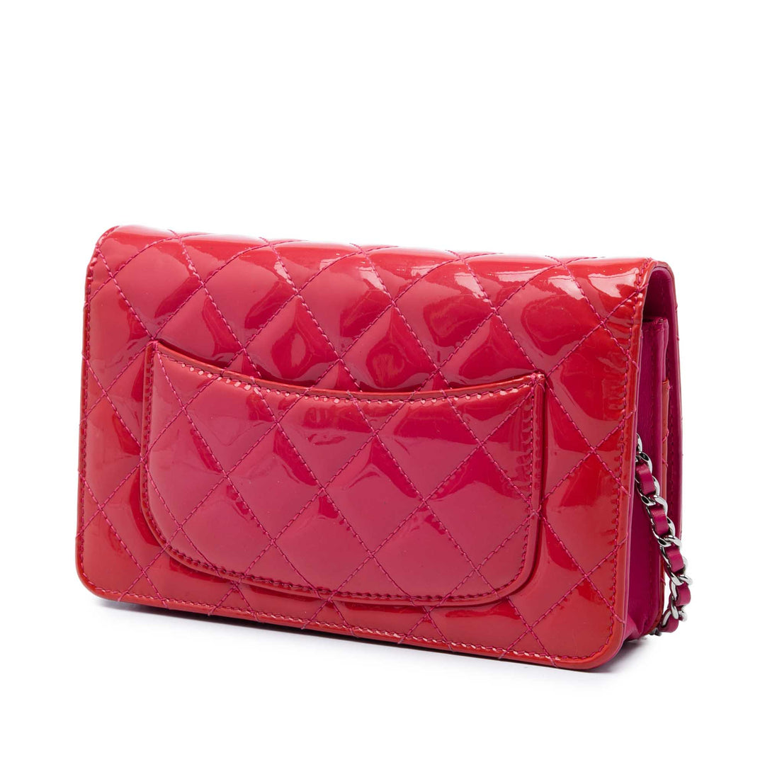 Chanel Bicolore Classic Wallet on Chain Rose