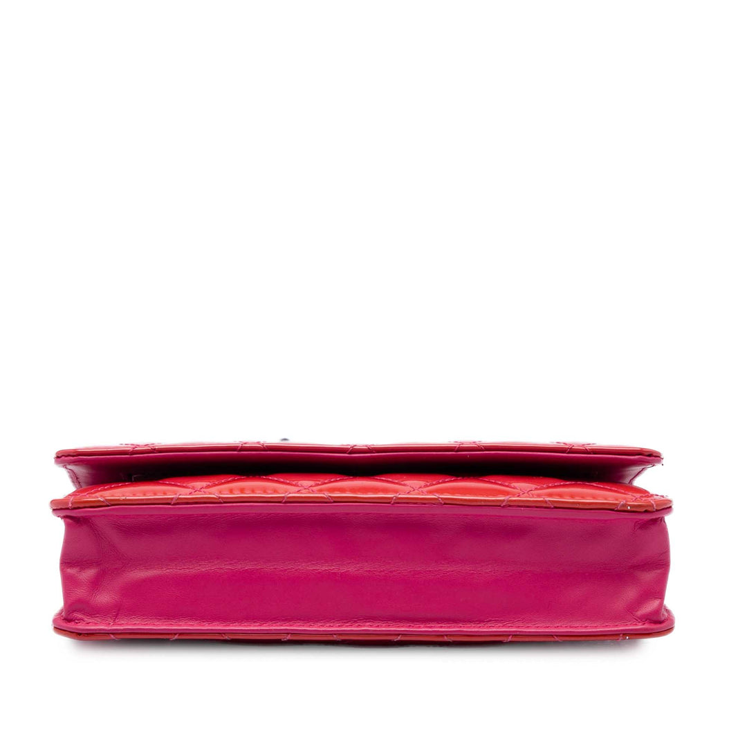 Chanel Bicolore Classic Wallet on Chain Rose