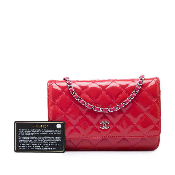 Chanel Bicolore Classic Wallet on Chain Rose
