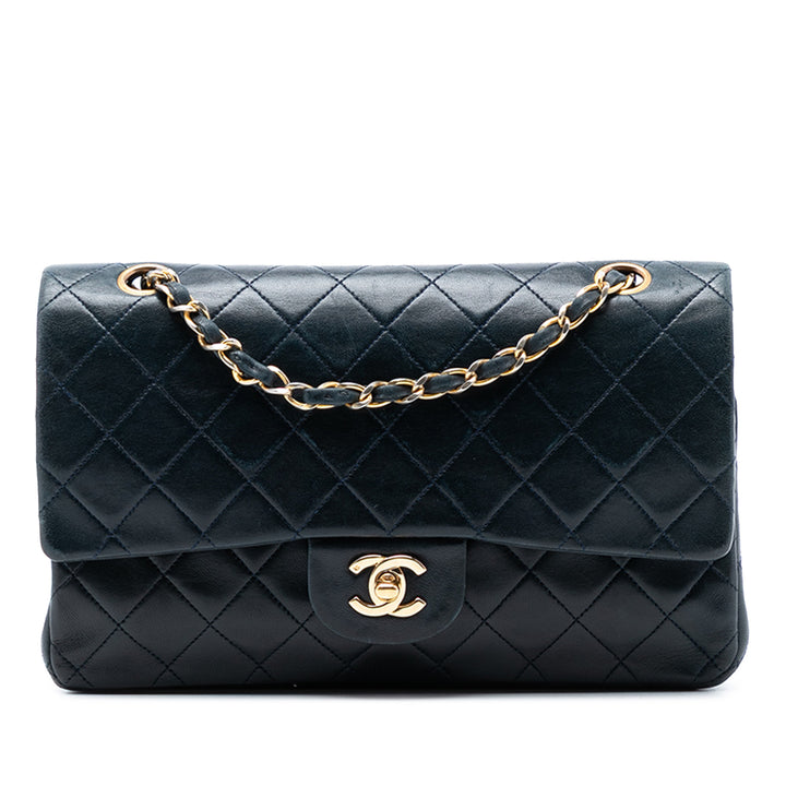 Chanel Medium Classic Cuir d’agneau Double rabat
