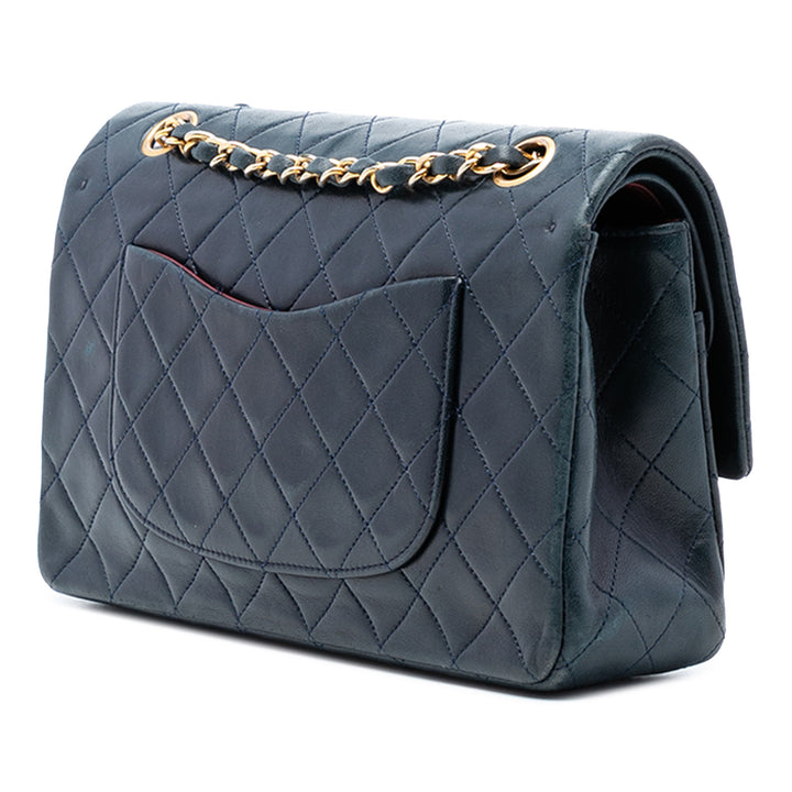 Chanel Medium Classic Cuir d’agneau Double rabat