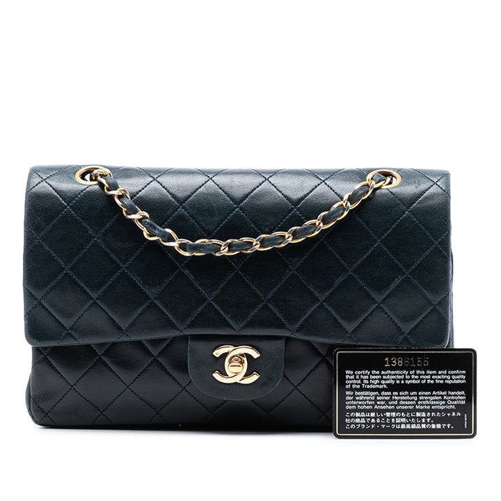 Chanel Medium Classic Cuir d’agneau Double rabat