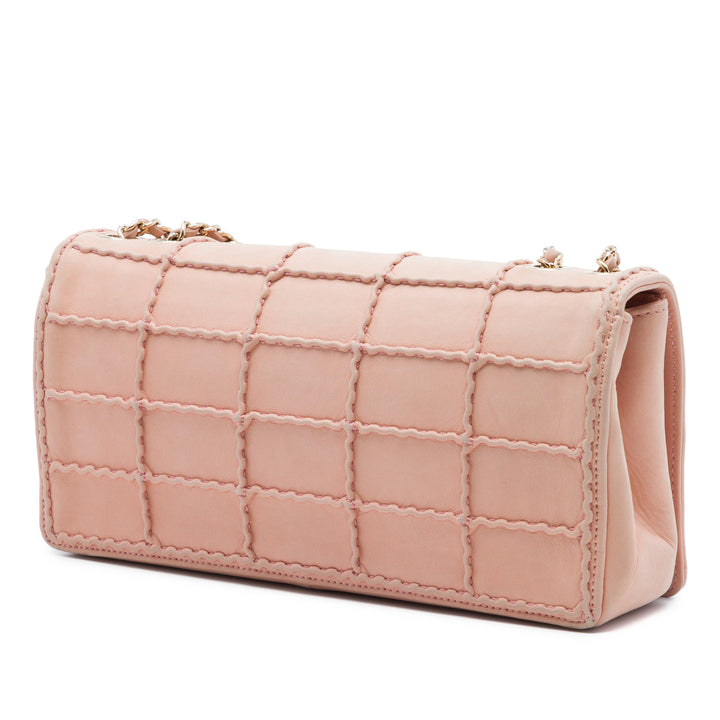 Chanel Chocolate Bar Cuir d’agneau Reissue 2.55 à rabat