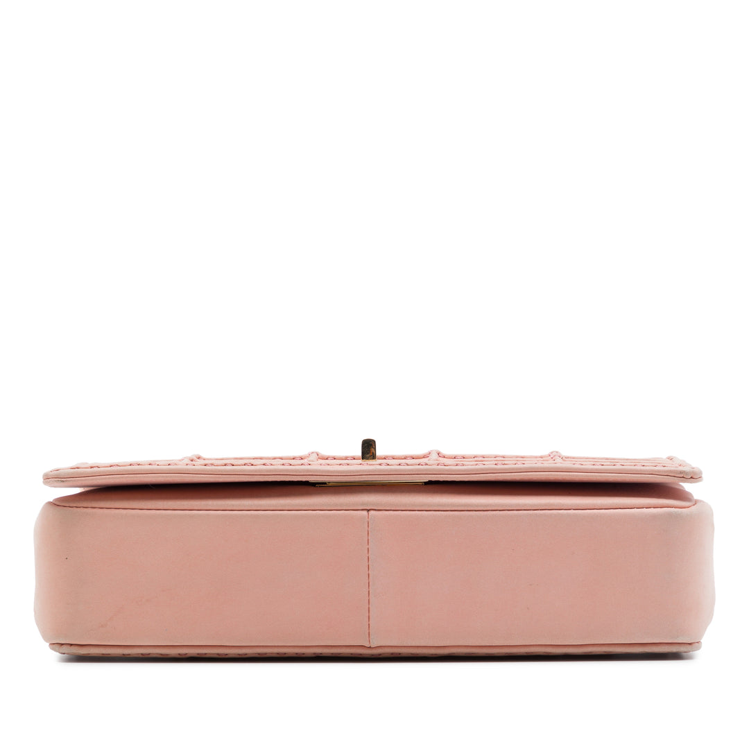 Chanel Chocolate Bar Cuir d’agneau Reissue 2.55 à rabat