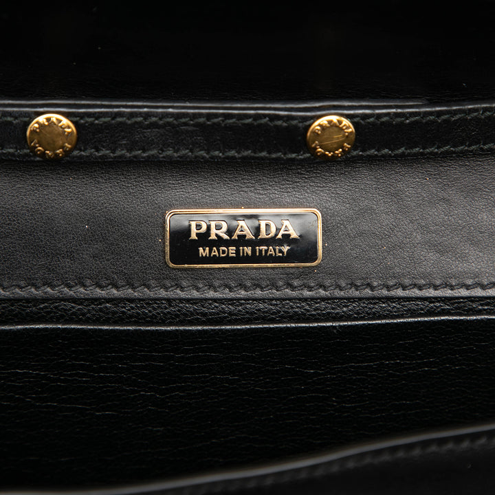 Prada City Veau et Saffiano Cahier Chain Pochette