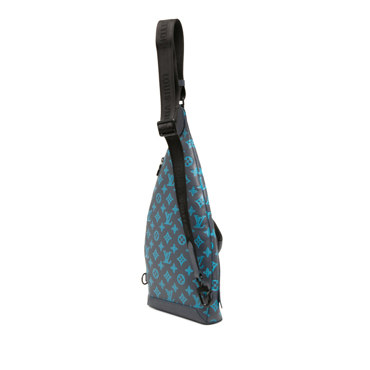 Louis Vuitton Sac bandoulière Shadow Duo Sling Monogram Bleu – vue 2 – GABY PARIS