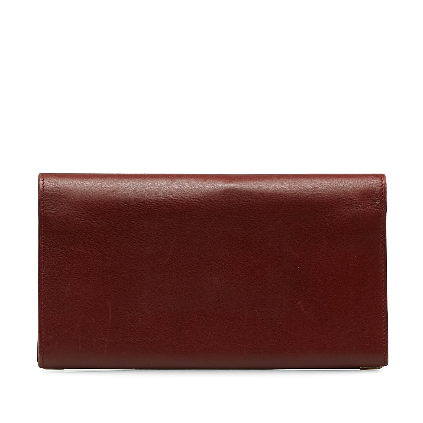 Must De Cartier Leather Wallet Red - Gaby Paris