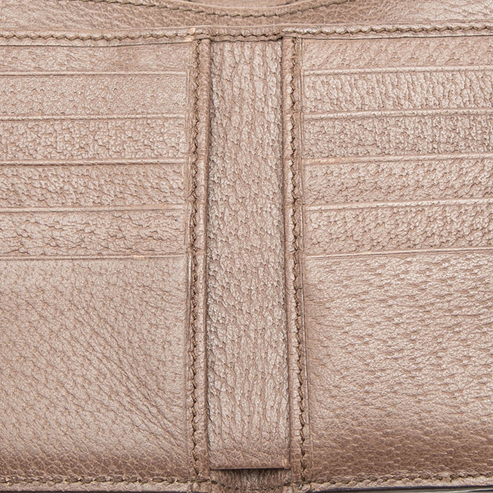 Gucci GG Supreme Web Ophidia French à rabat Portefeuille