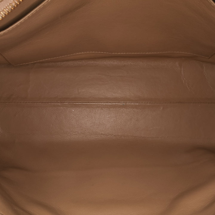 Chanel Quilted Cuir d’agneau Sun Charm Chain Crossbody Marron – GABY PARIS Authentique