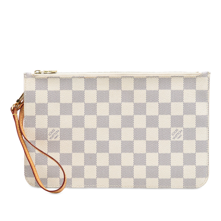 Louis Vuitton Damier Azur Neverfull MM Pochette