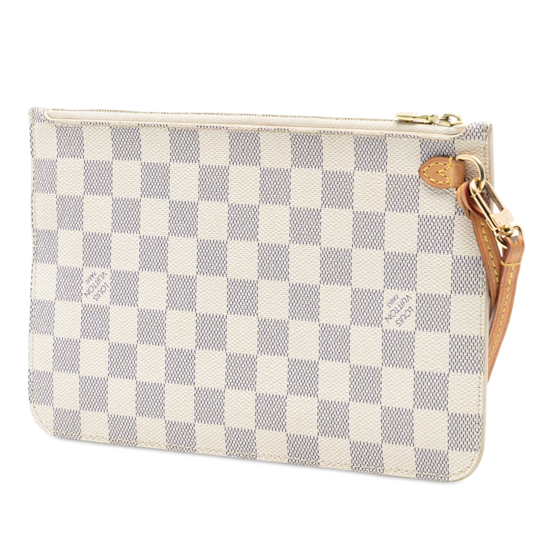 Louis Vuitton Damier Azur Neverfull MM Pochette