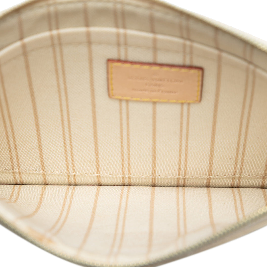 Louis Vuitton Damier Azur Neverfull MM Pochette