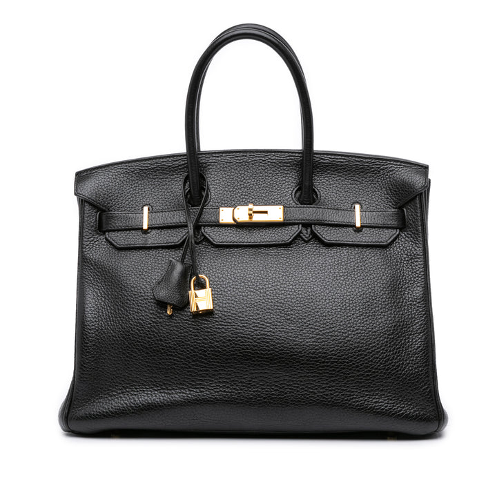 Hermès Togo Birkin Retourne 35 Noir