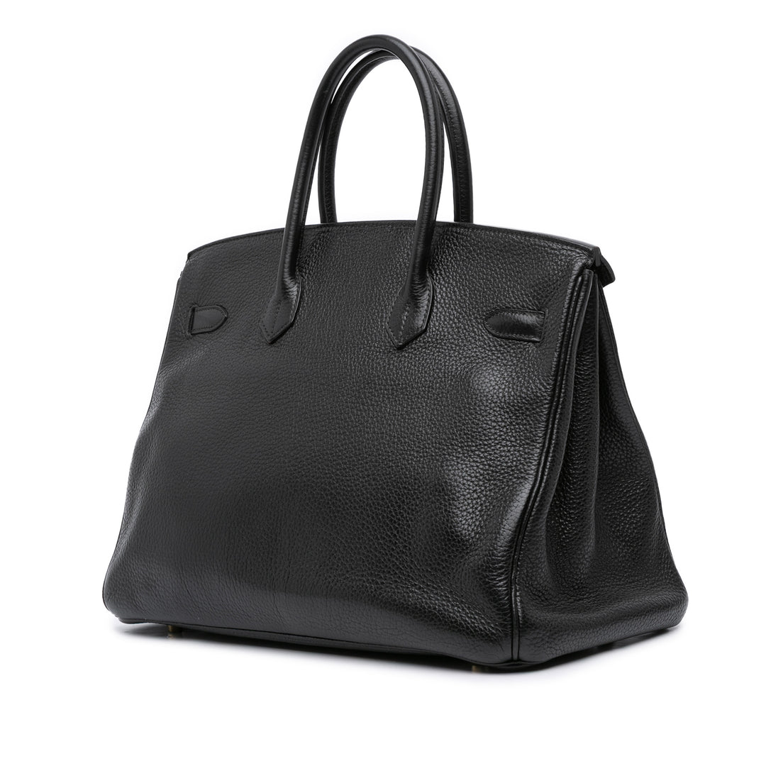 Hermès Togo Birkin Retourne 35 Noir