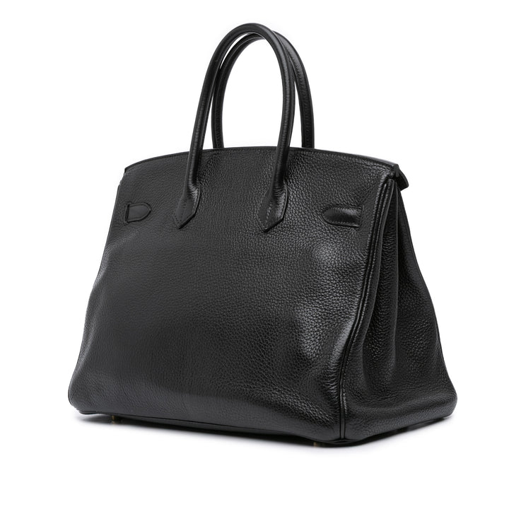 Hermès Togo Birkin Retourne 35 Noir