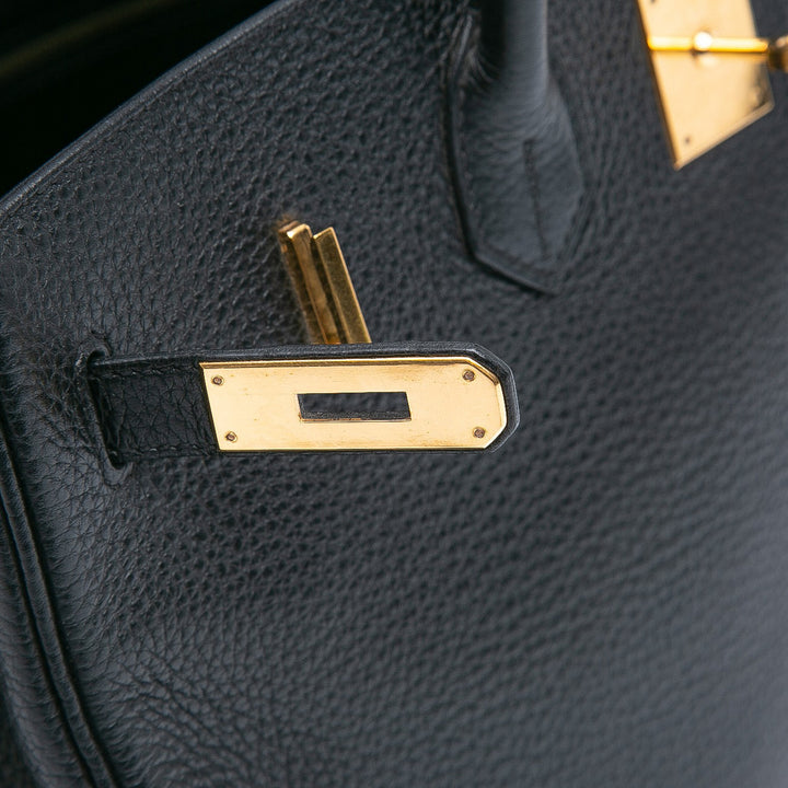 Hermès Togo Birkin Retourne 35 Noir