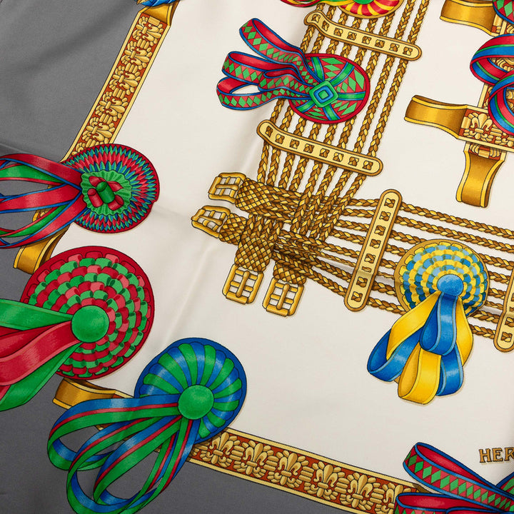 Hermès Les Rubans du Cheval Soie Foulard 90 – GABY PARIS Authentique
