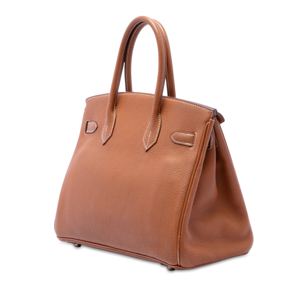 Hermès Birkin Retourne 30 Togo Marron – vue 2 – GABY PARIS