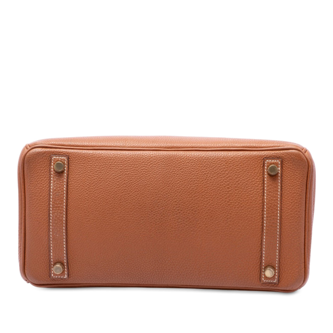 Hermès Birkin Retourne 30 Togo Marron – vue 3 – GABY PARIS