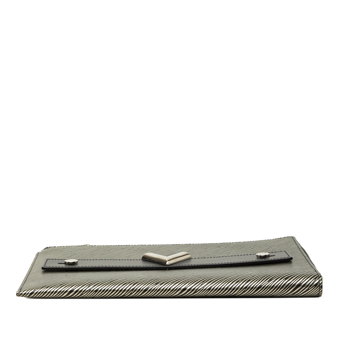 Essential V Pochette Épi Argenté