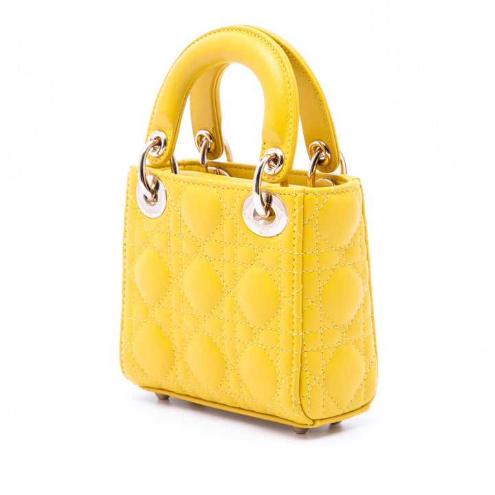Dior Micro Cuir d’agneau Cannage Lady Dior