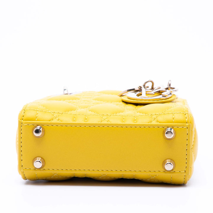 Dior Micro Cuir d’agneau Cannage Lady Dior
