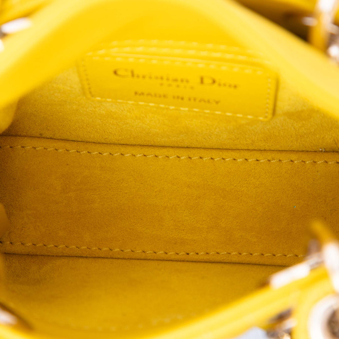 Dior Micro Cuir d’agneau Cannage Lady Dior