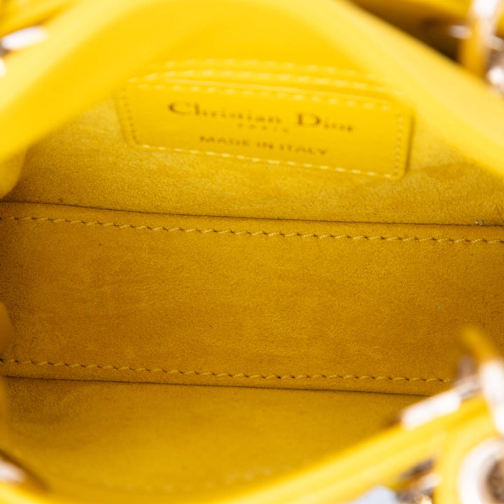 Dior Micro Cuir d’agneau Cannage Lady Dior