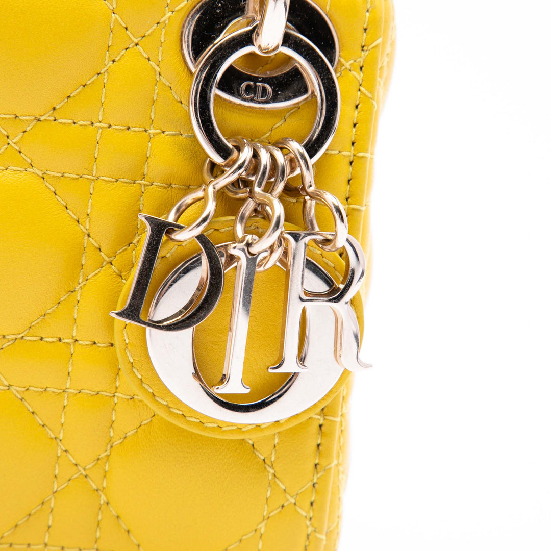 Dior Micro Cuir d’agneau Cannage Lady Dior