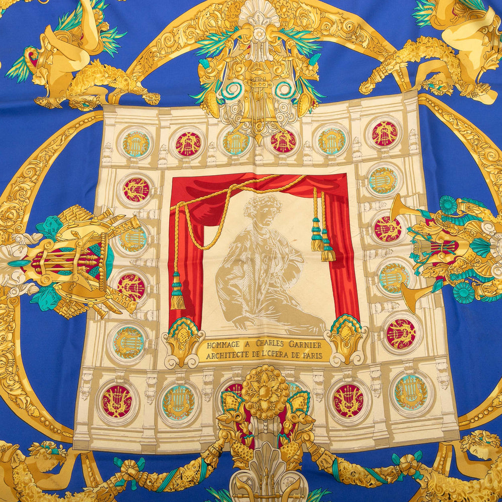 Hermès Hommage A Charles Garnier Soie Foulard – GABY PARIS Authentique